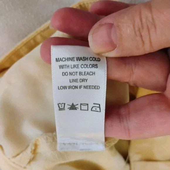 Counterparts Light Yellow Wide Leg Pants - Picture 9 of 15